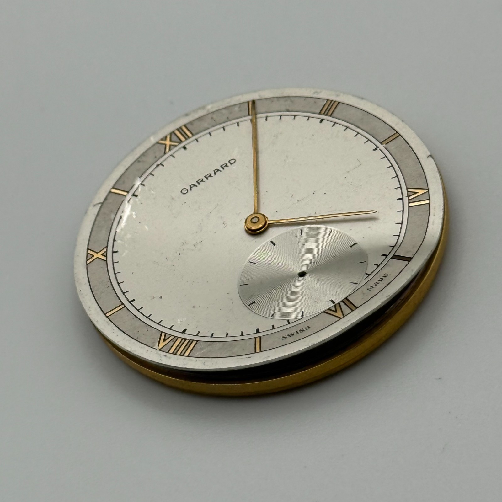 Vertex Revue 65 Pocket Watch Movement – Garrard – Parts / Repair