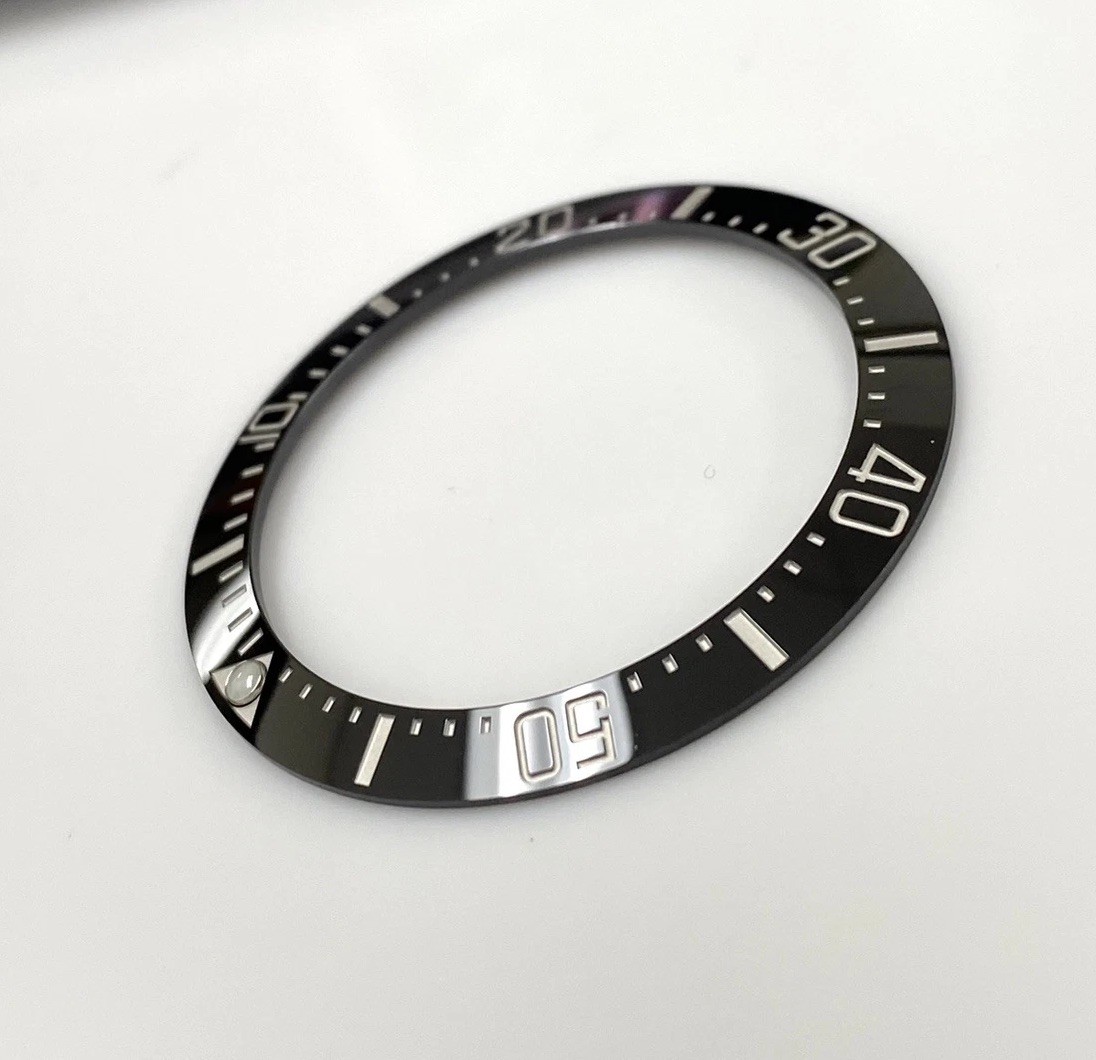 Black Ceramic Bezel Insert for Rolex Sea-Dweller DeepSea 116660 126600 116600