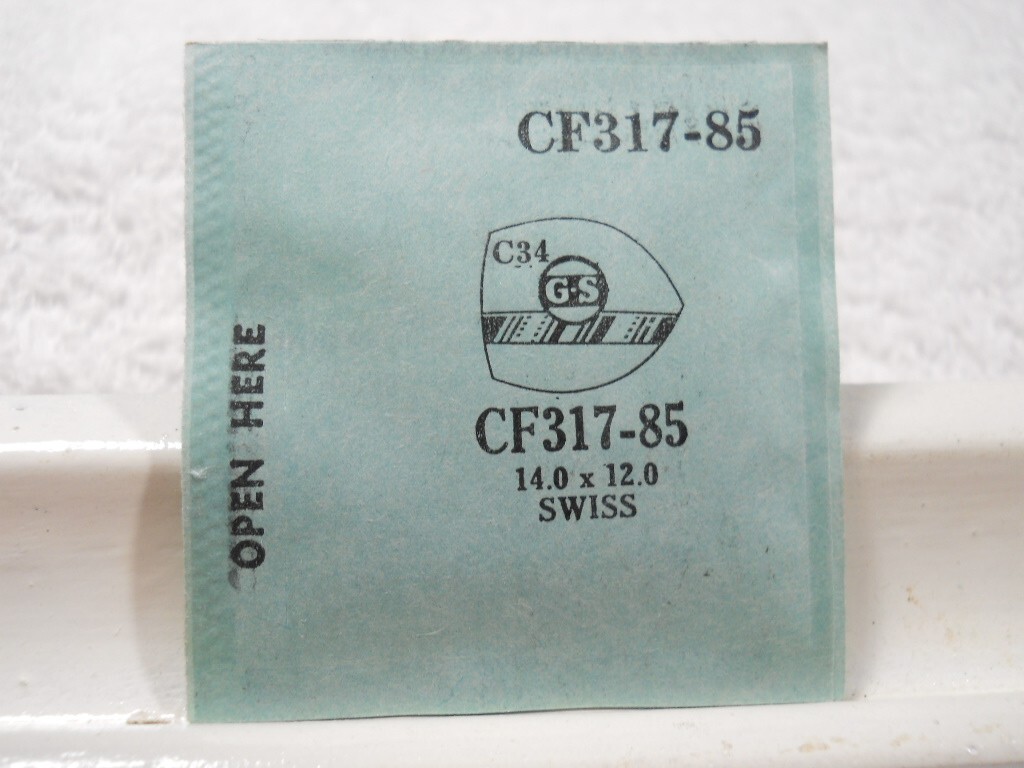 GS CF317-85 Watch Crystal Fit Swiss – 14.0 x 12.0 mm – Replacement / Repair