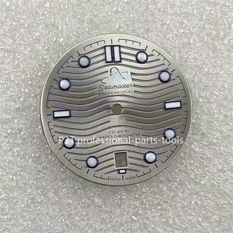DIY 31mm Luminous Watch Dial Suitable for 2836 / 8215 Movement Seamaster 300