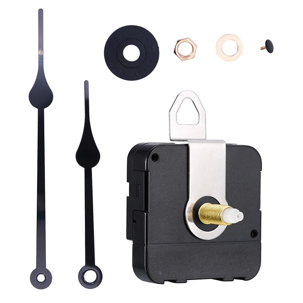 Replacement Clock Movements with 2 Hook for Metal Wall Clock Repair Parts, Fits