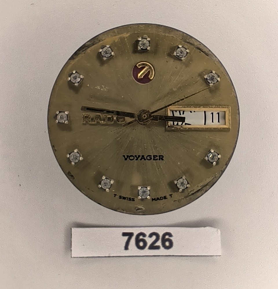 USED RADO VOYAGER AUTOMATIC WIND MOVEMENT DAY DATE WATCH DIAL KIT BVT07626