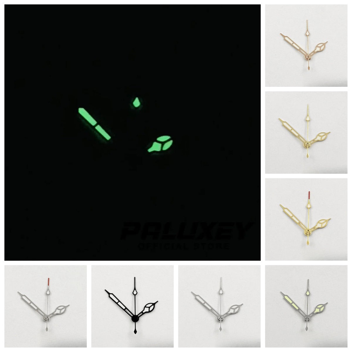 Cathedral Hands Gold Black Rose Gold Silver Watch Hands for NH34 NH36 NH38 NH70