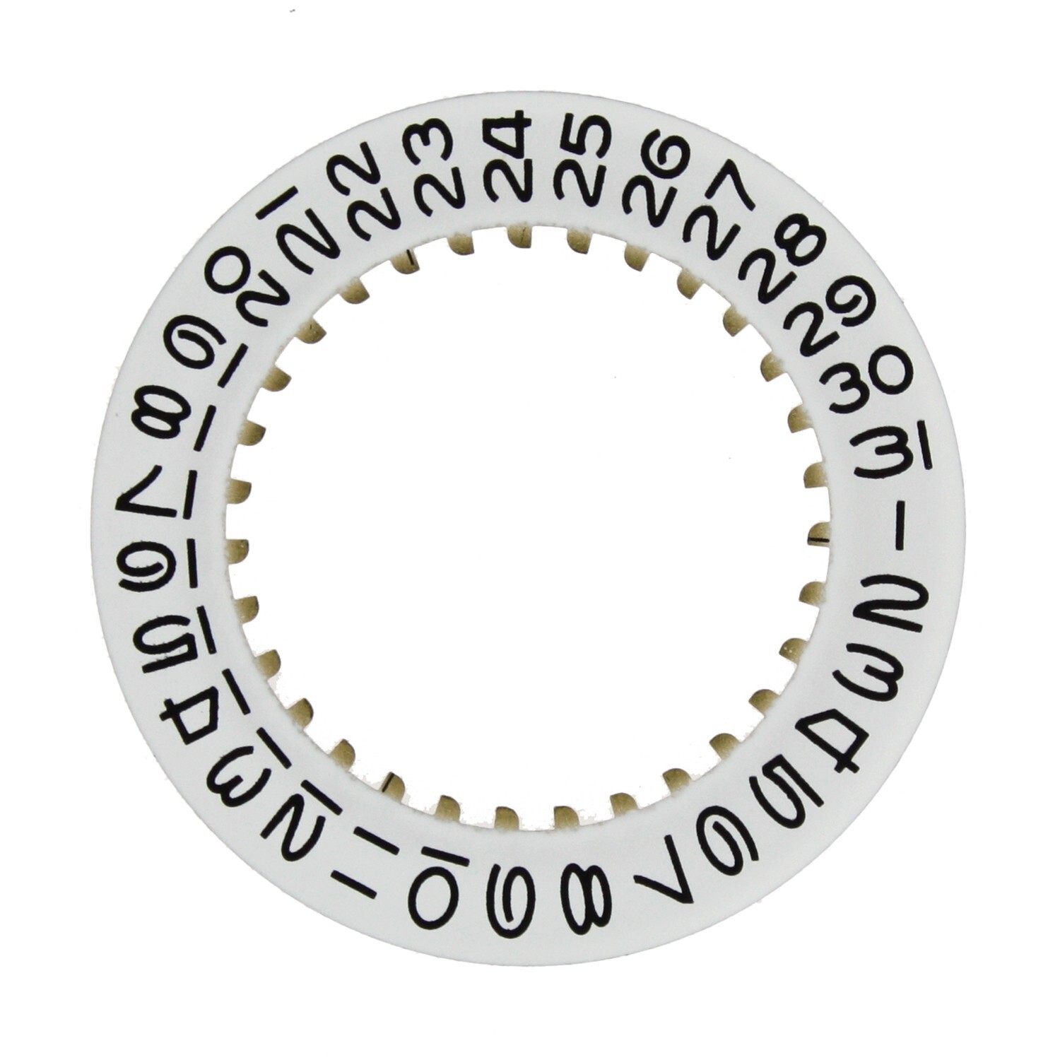 Calendar Date Disc fits ROLEX OYSTER QUARTZ 5035 17000 17013 17014 White