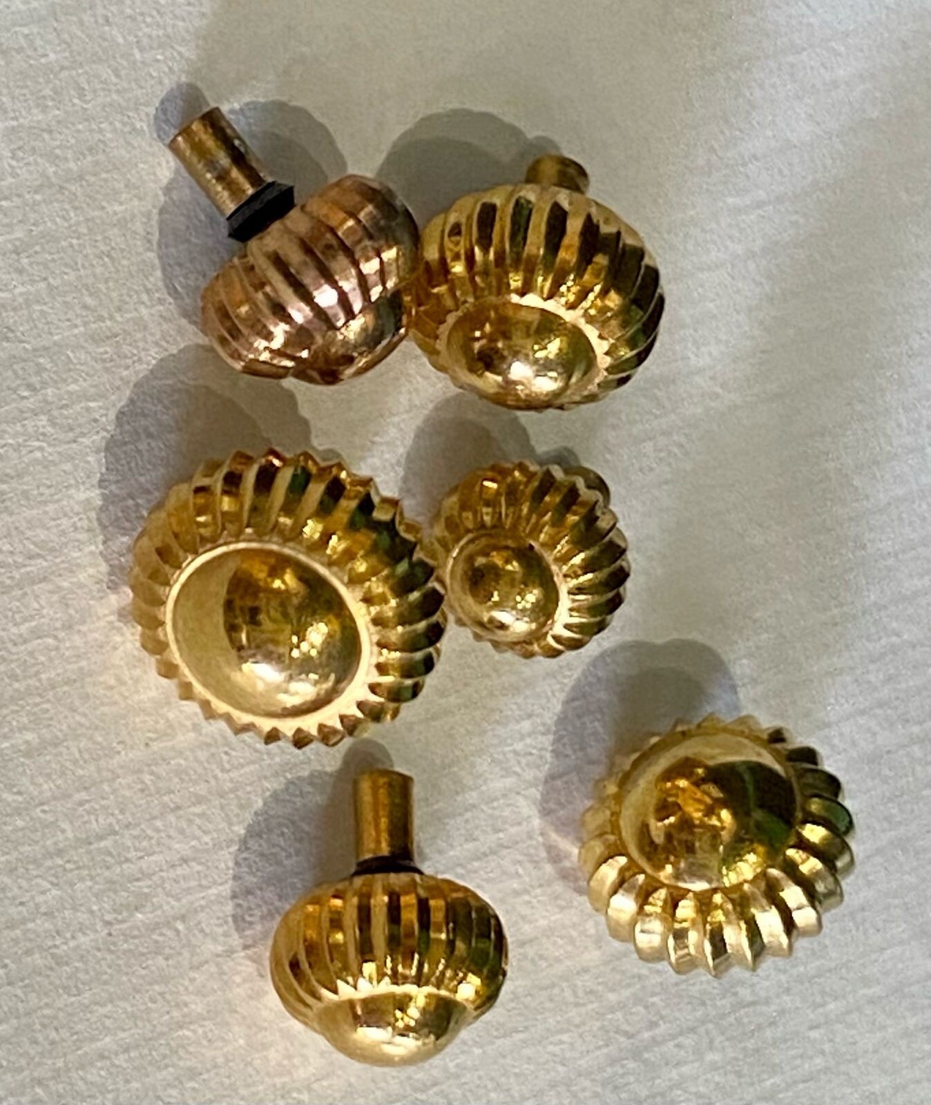 6 Stainless Steel Borgel / Onion / Pumpkin Crowns For Luxury Watches – Tap 10