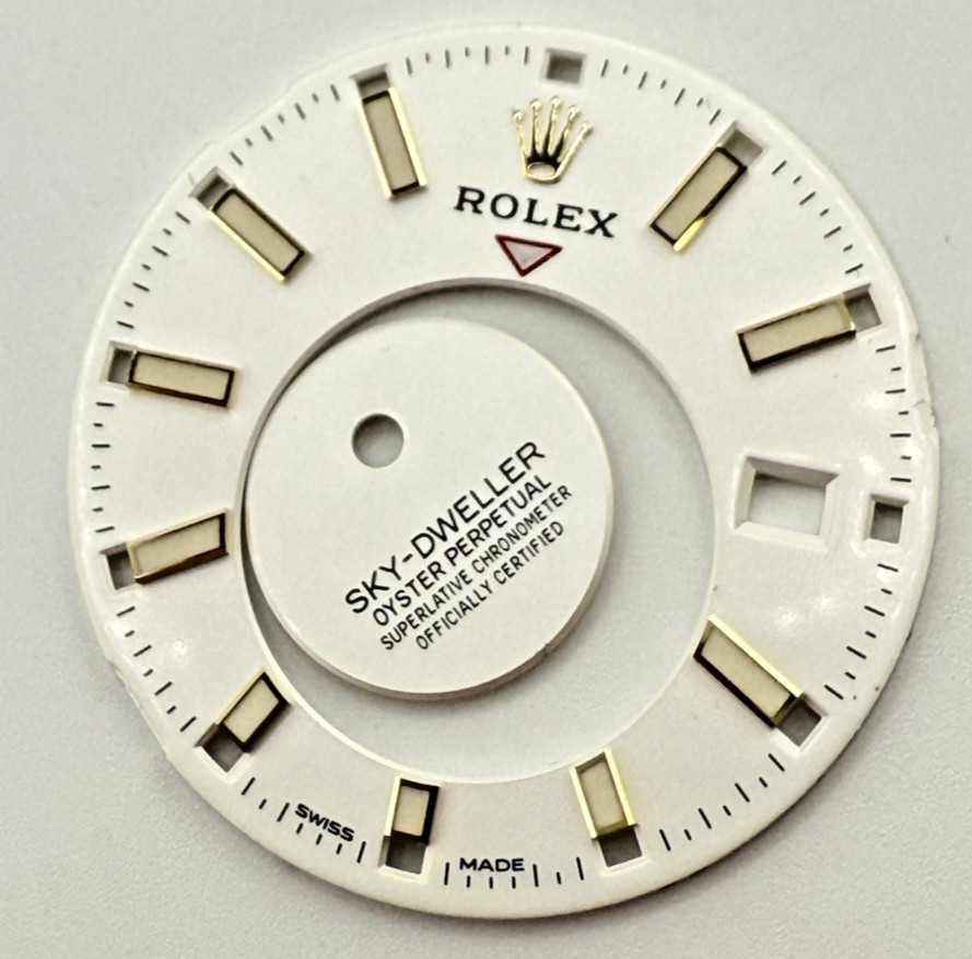 Rolex Sky-Dweller 42mm White Stick Dial Two Tone Model 326933