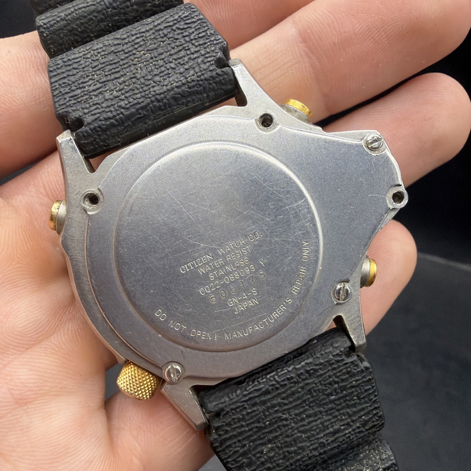 HARD TO FIND CITIZEN C022-088093 AQUALAND SS BVT010609 PARTS CASE AND STRAP