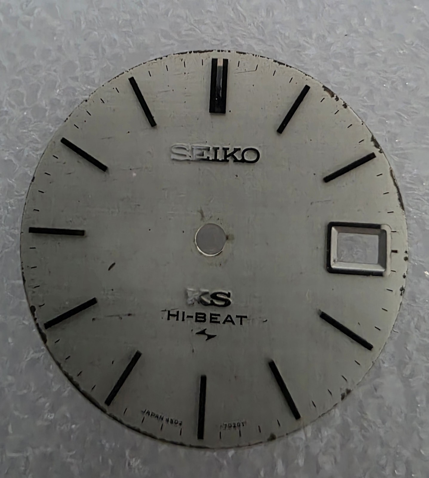 King Seiko 4502-7010 Case, Dial, Caseback and Crown and Stem.