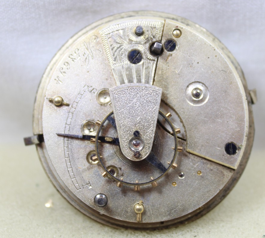 Royal Exchange London British Pocket Watch Movement Repair/Parts