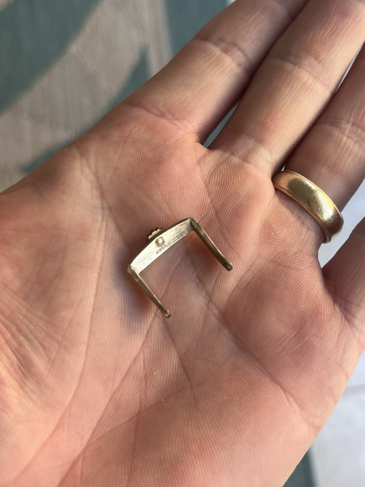 Genuine 1960’s Rolex Gold Plated 16mm Buckle (2/3)- No Tang Or Spring Bar