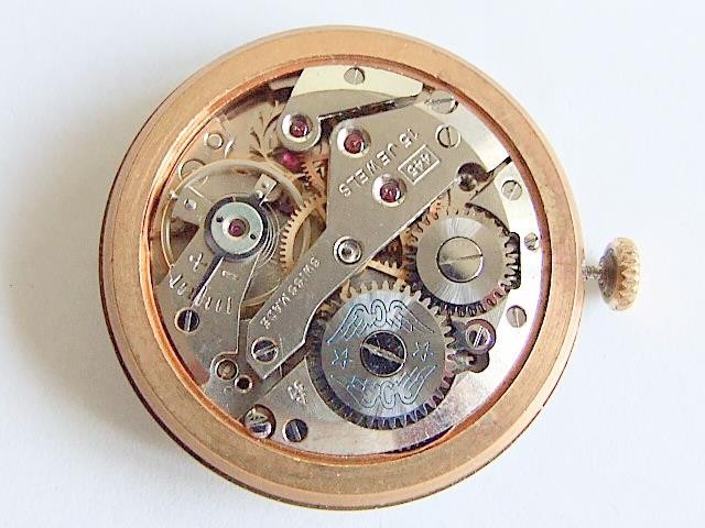 AS 1123/1124 Rotary watch movement working