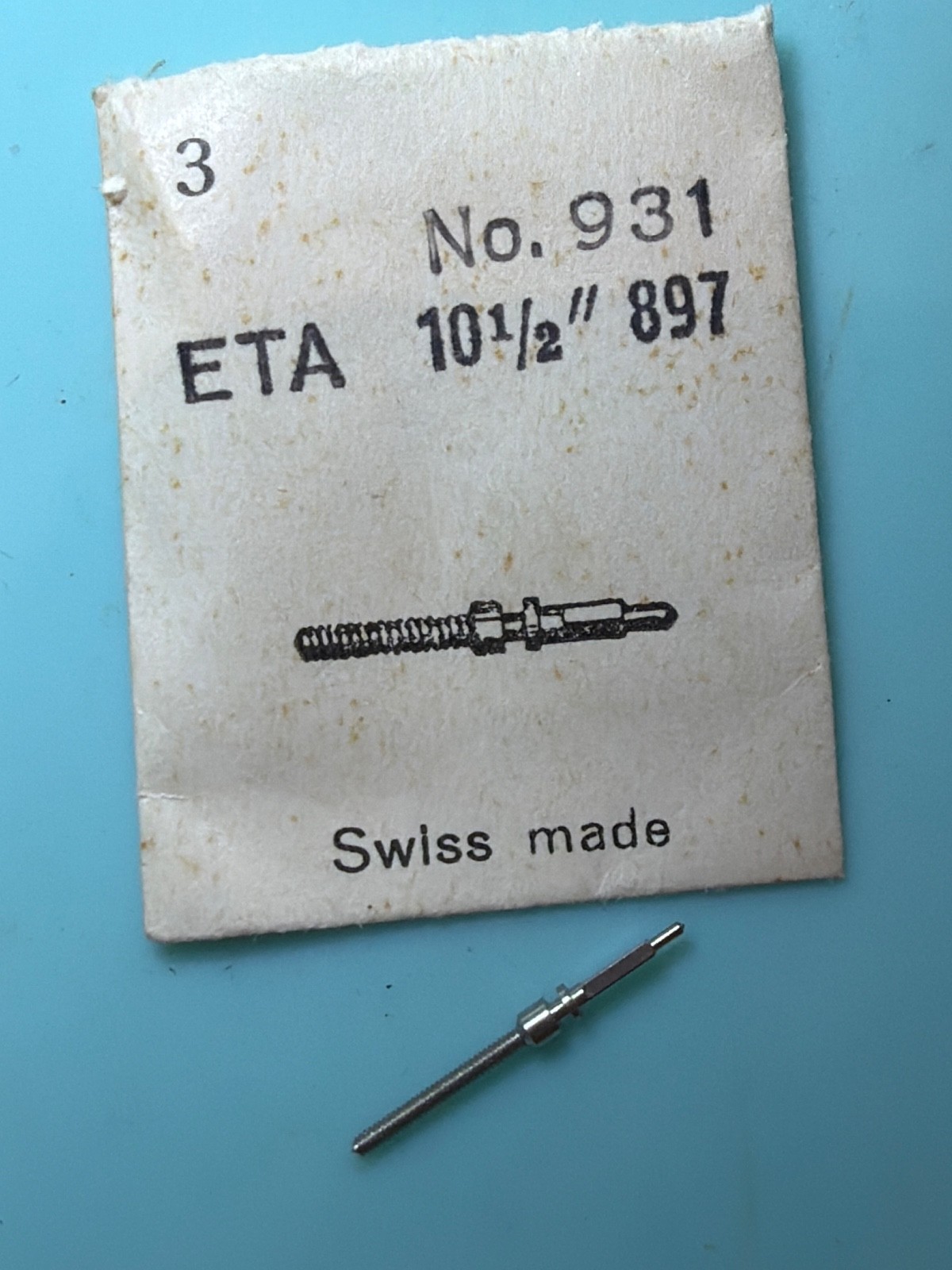 Winding Stem Various Calibers NOS (1) Stem OMEGA – PUW – VALJOUX – PESEUX – MIDO
