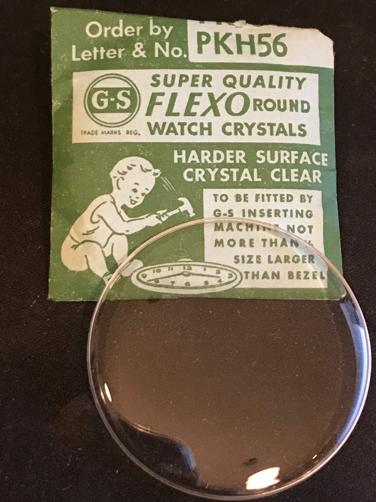 GS PKH56 Pocket Watch Crystal 48.2mm – New