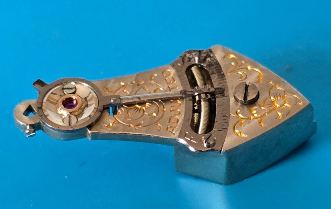 VINTAGE 18 SIZE 21 JEWEL ELGIN FATHER TIME GRADE 367 POCKET WATCH MOVEMENT PARTS