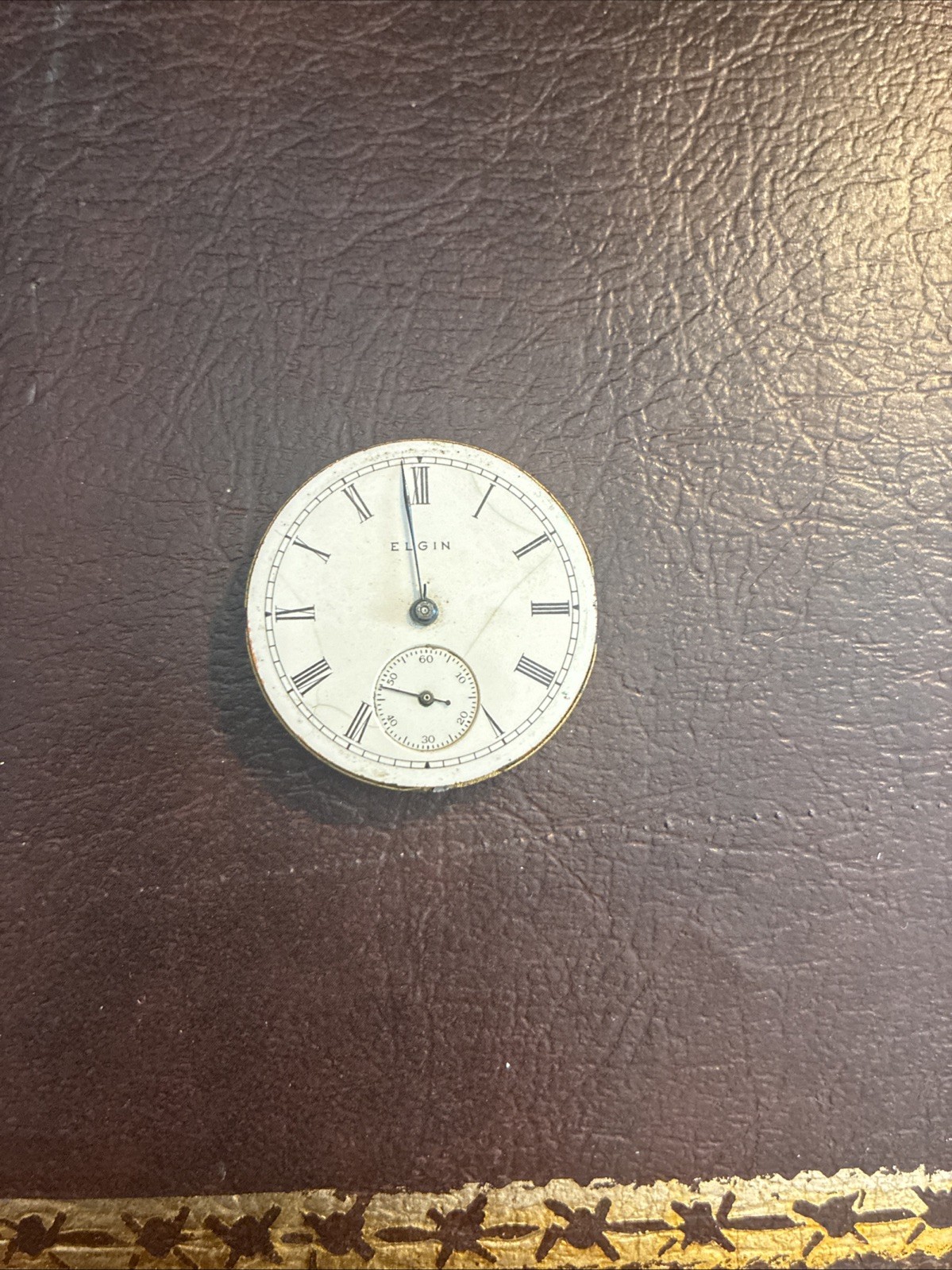 Elgin Grade 298 Movement Size 0s 7j For Parts