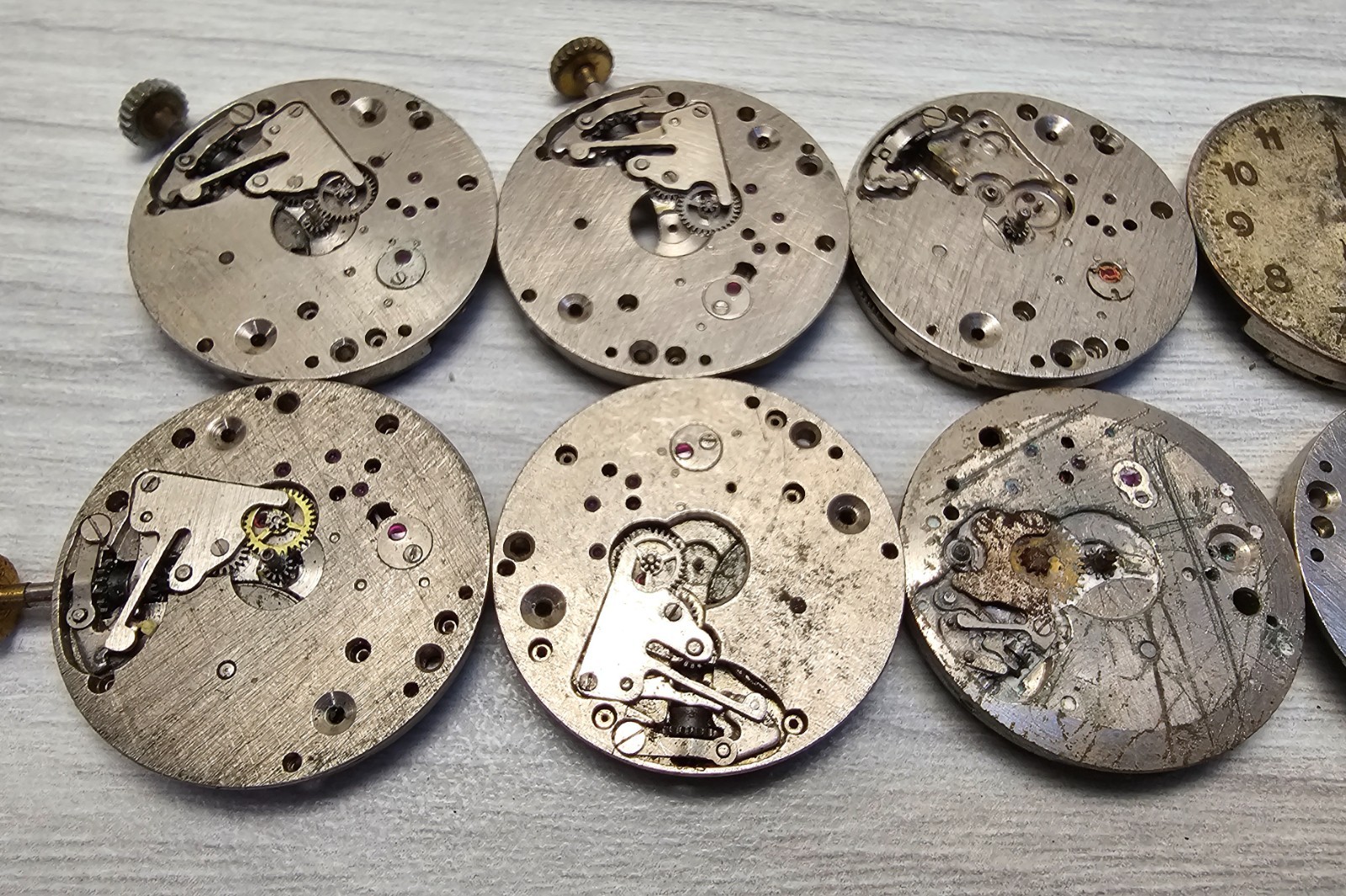 Vintage Soviet Movement Zim Raketa Pobeda USSR Watch Mechanisms for parts