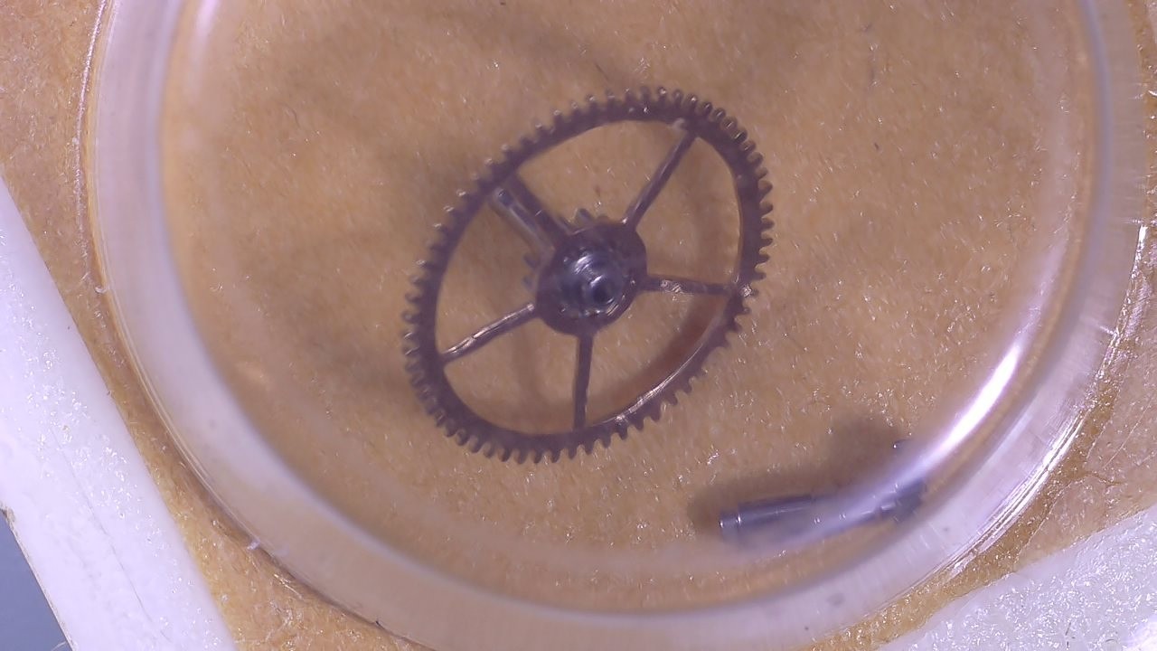 Omega 750 Center Wheel And Bezel, Brass, Stainless Steel, Part 1225