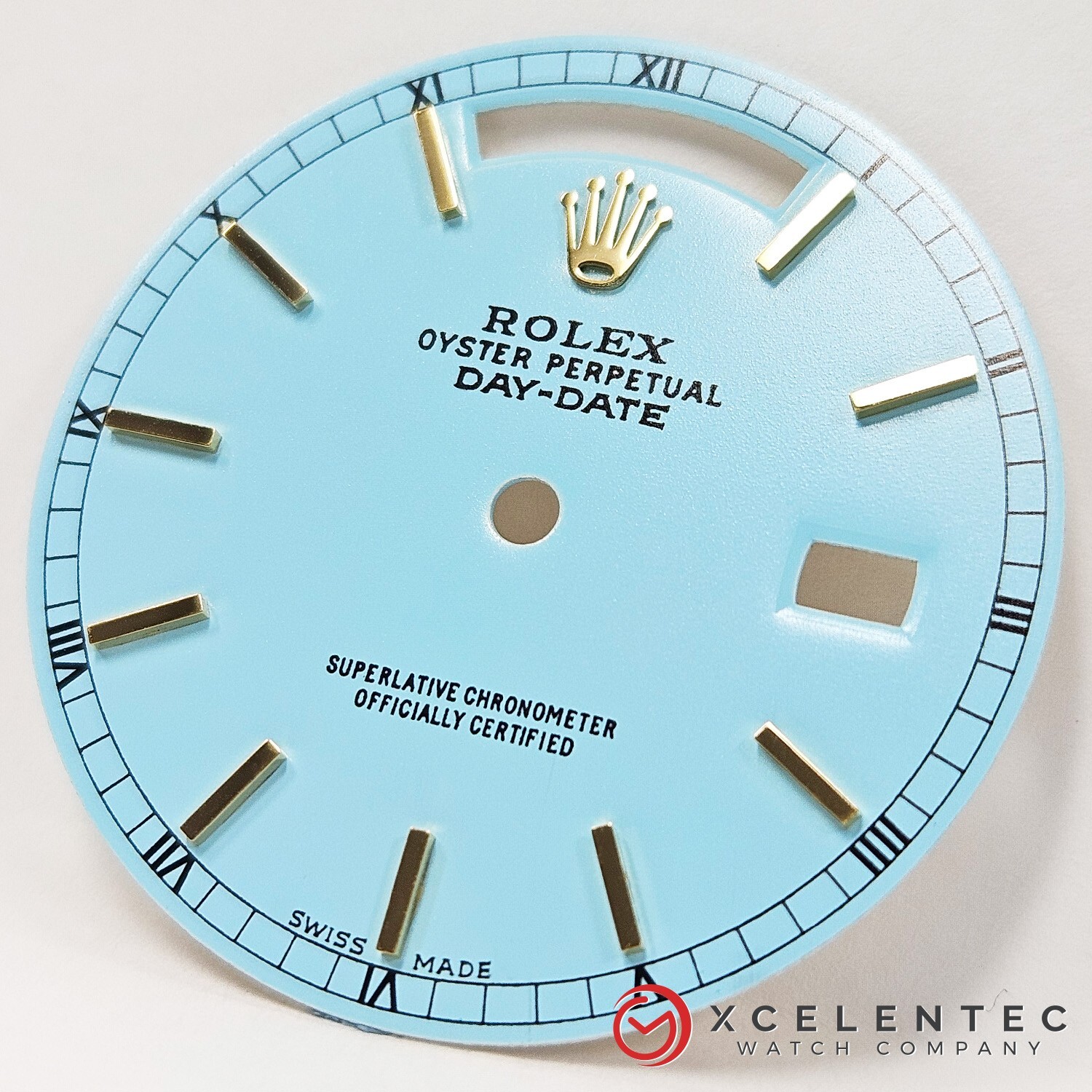 Rolex DAY-DATE 36 Custom Turquoise Stick Marker dial for ref. 1803 18038