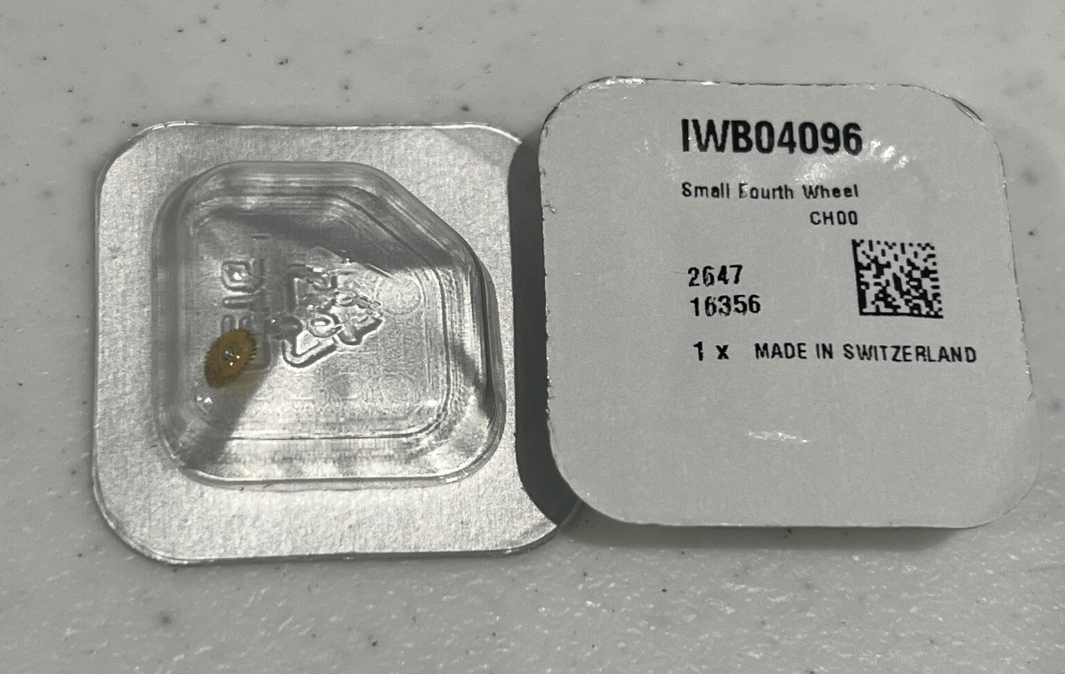 IWC Schaffhausen Small Fourth Wheel For Cal. 76240 Authentic Original IWB04096