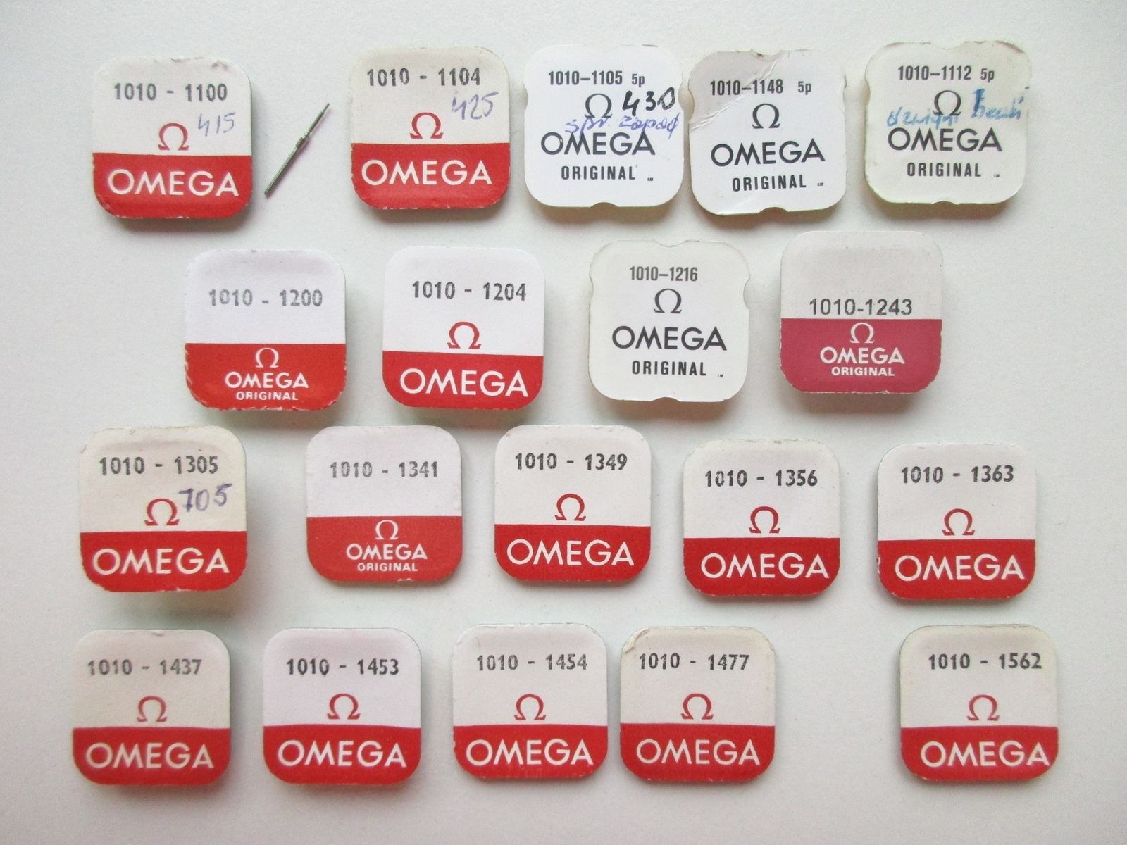 Omega 12½”‘ cal. 1010 Swiss watch movement part – choose