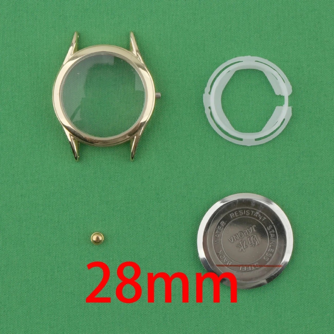 28mm 35mm Watch Case Metal Golden Silver Color For 2035 PC21 SL68 SP68 Movement