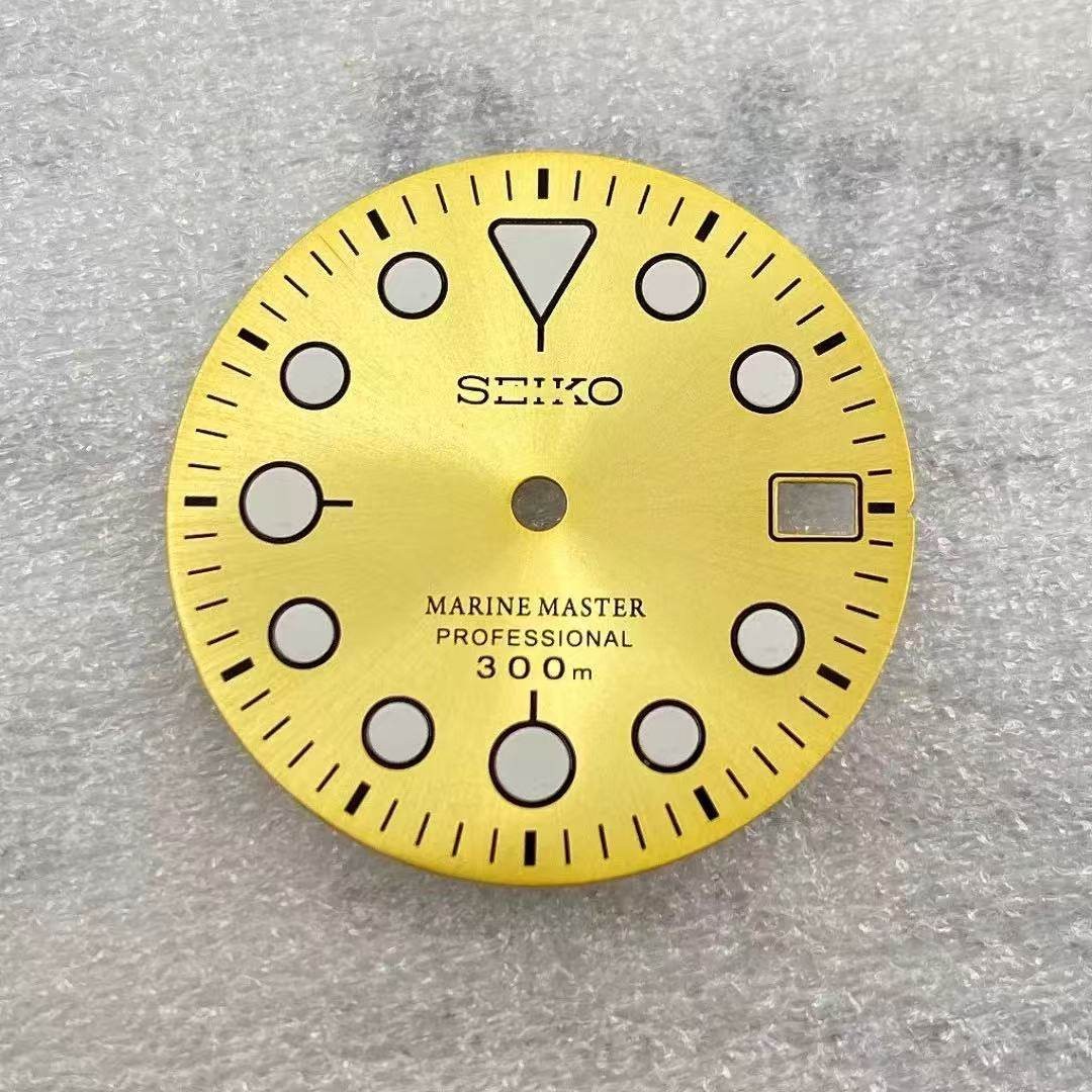 28.5mm Green Luminous Watch Dial for Nh35 NH36 Movement Watch accessories
