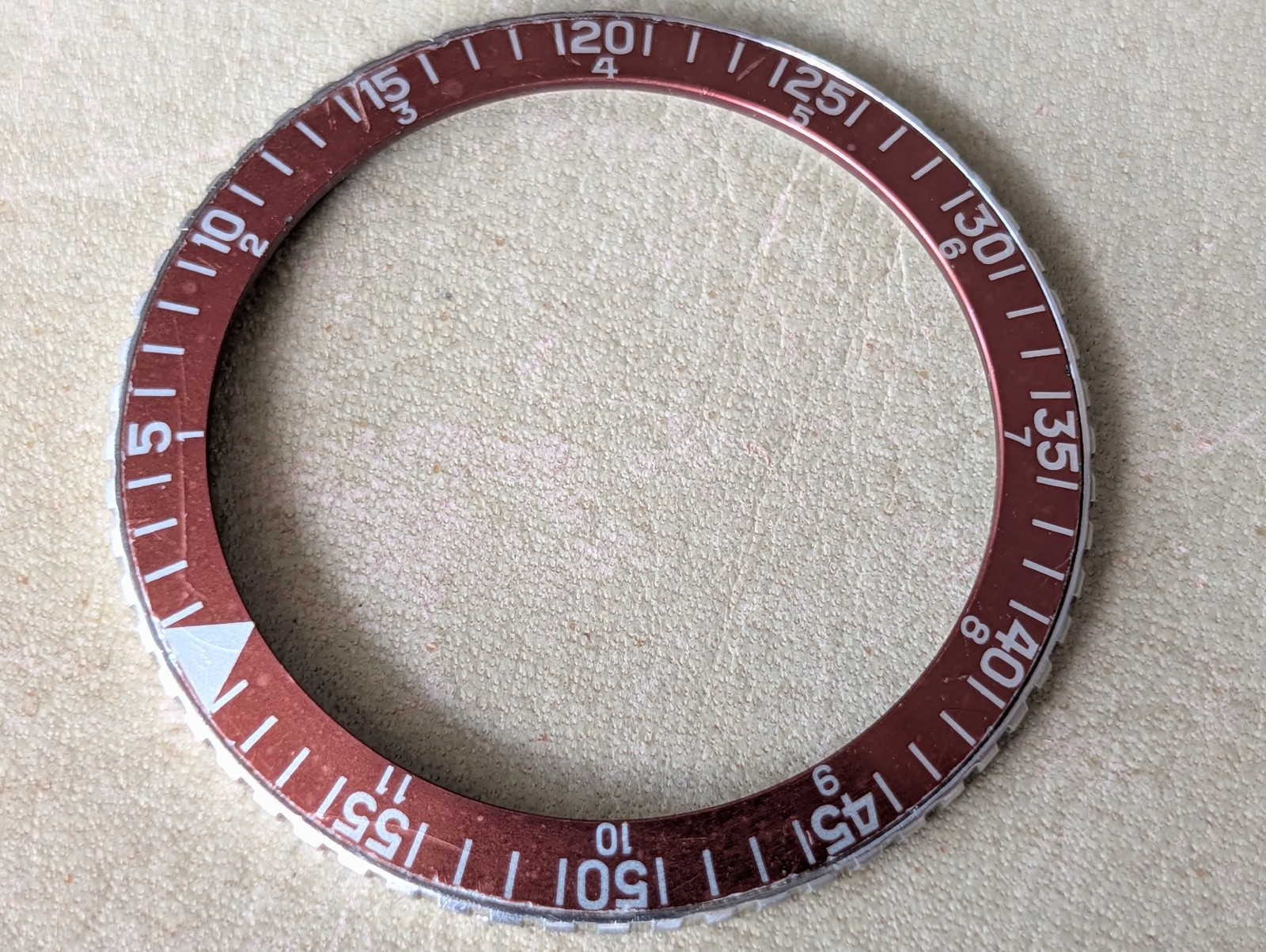 Vintage Wittnauer Professional 239T/7004A Chronograph BEZEL/BURGUNDY INSERT ONLY