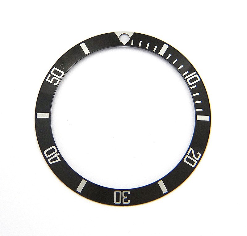 Genuine Rolex Submariner 16610 16800 168000 Black “Flat 4” Watch Bezel Insert