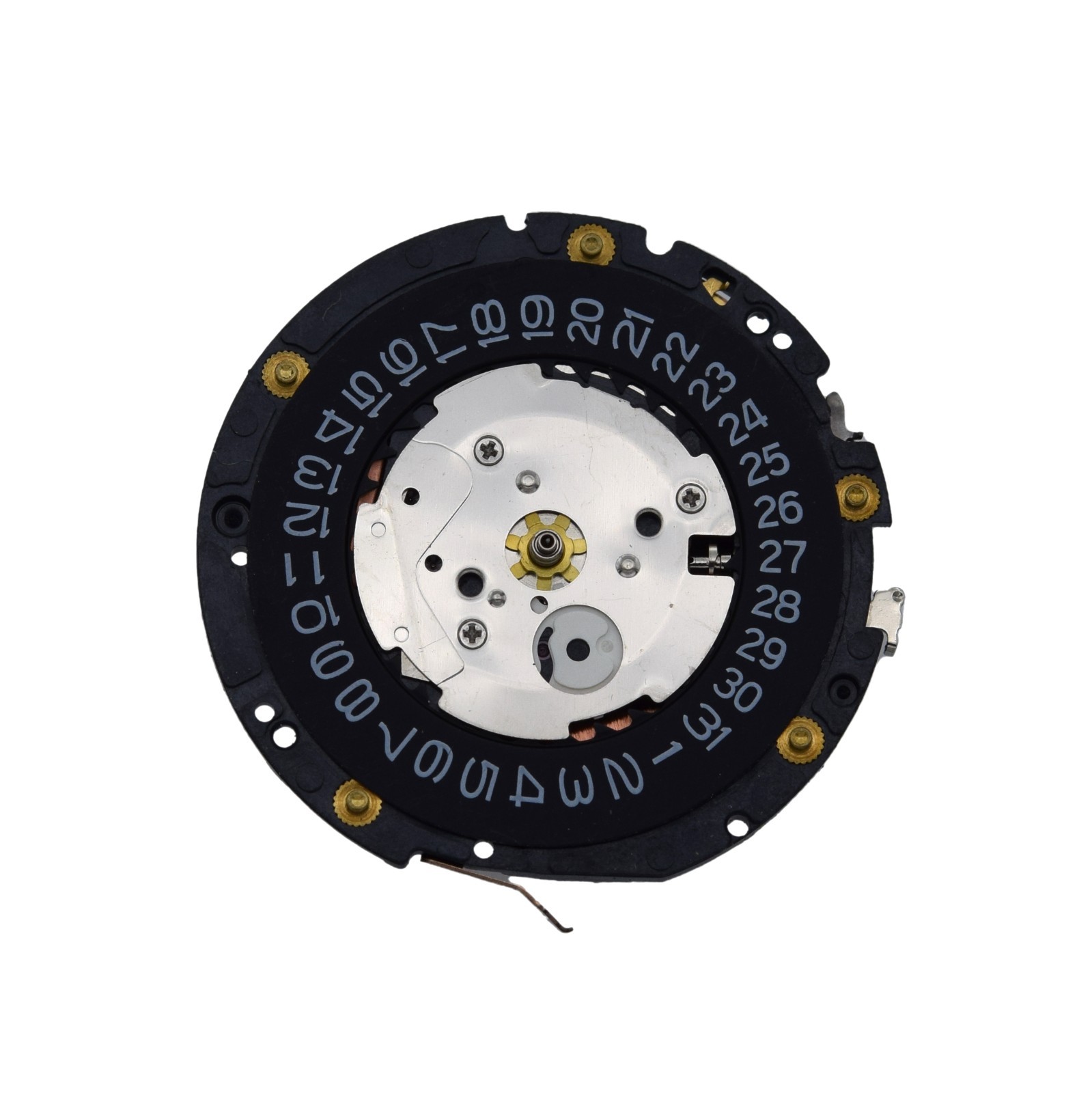Seiko 3M22A Kinetic Watch Movement Black Date For Parts Or Repair