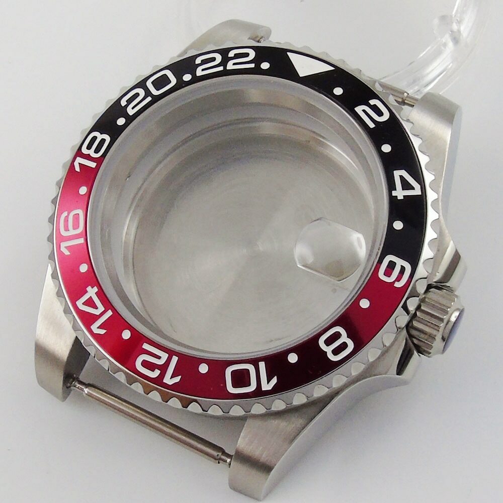 40mm Watch Case Fit NH35A ETA2824 2836 Miyota8215 DG2813 PT5000 Sapphire Glass