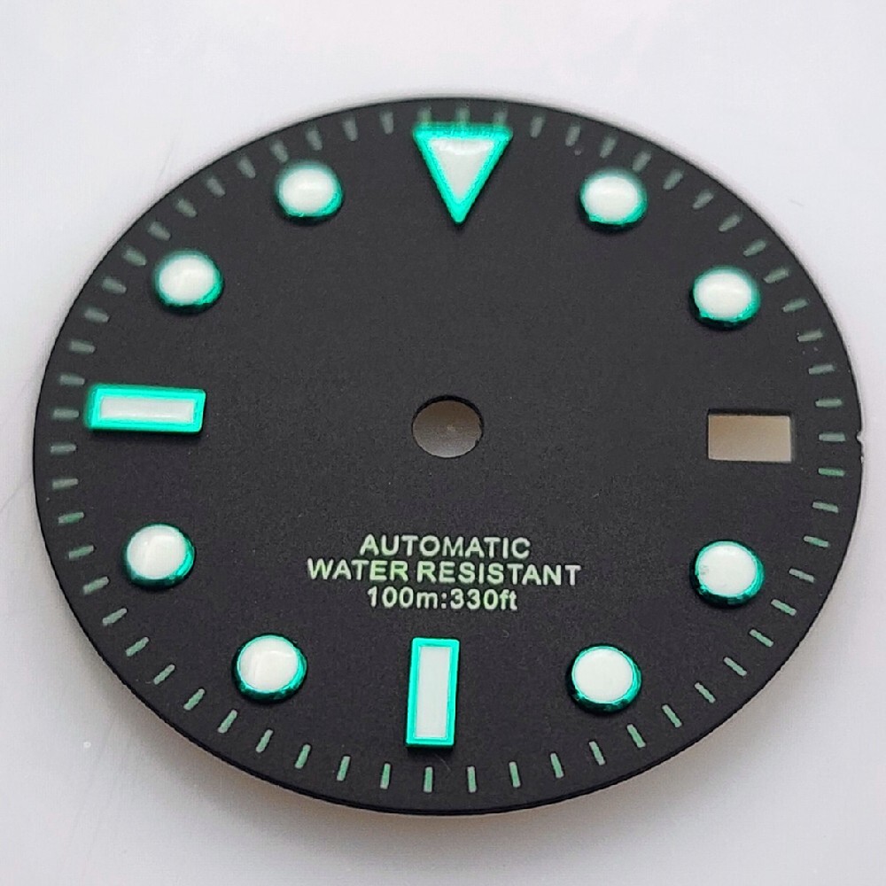 29mm Vintage Luminous Watch Dial For Japan Nh35 Automatic Movement