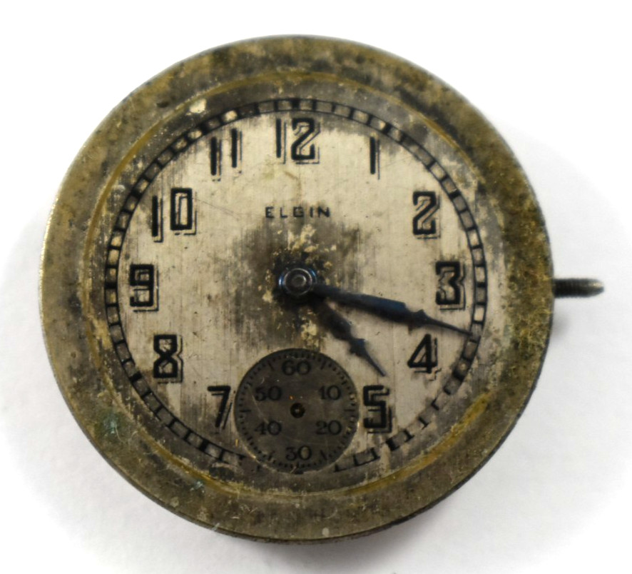 Vintage Elgin 430 6/0s 7J Hunting Pocket Watch Movement lot.wq