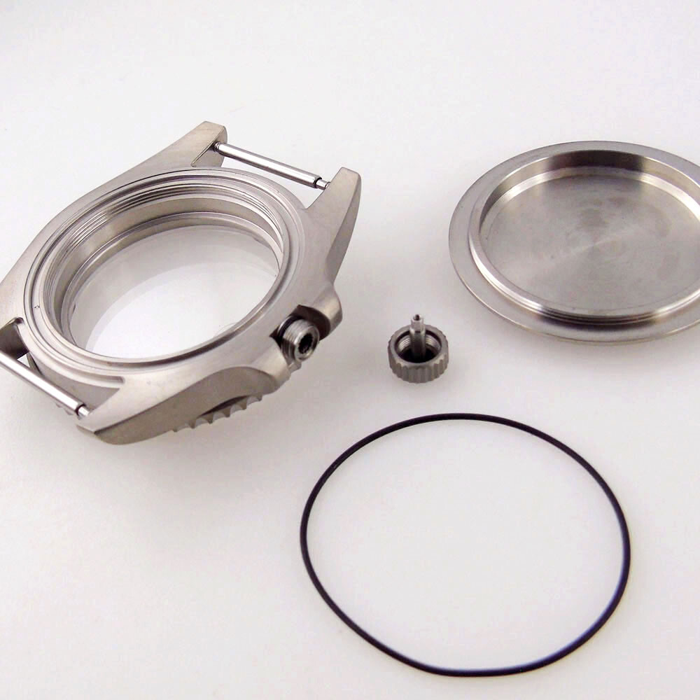 40MM SUB GMT Watch Case Prevent Allergy Sapphire Titanium Fit NH34 NH35 NH36