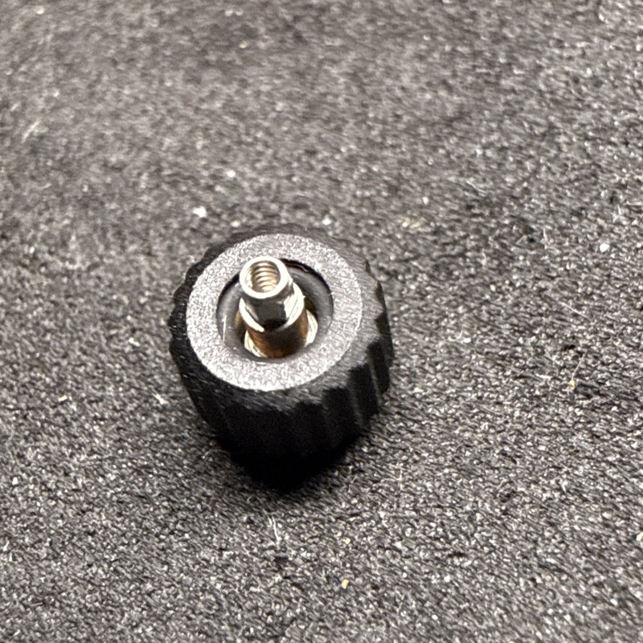 Genuine NOS Black PVD Sinn Screw Down Crown 6 X 3.8 1mm Stem