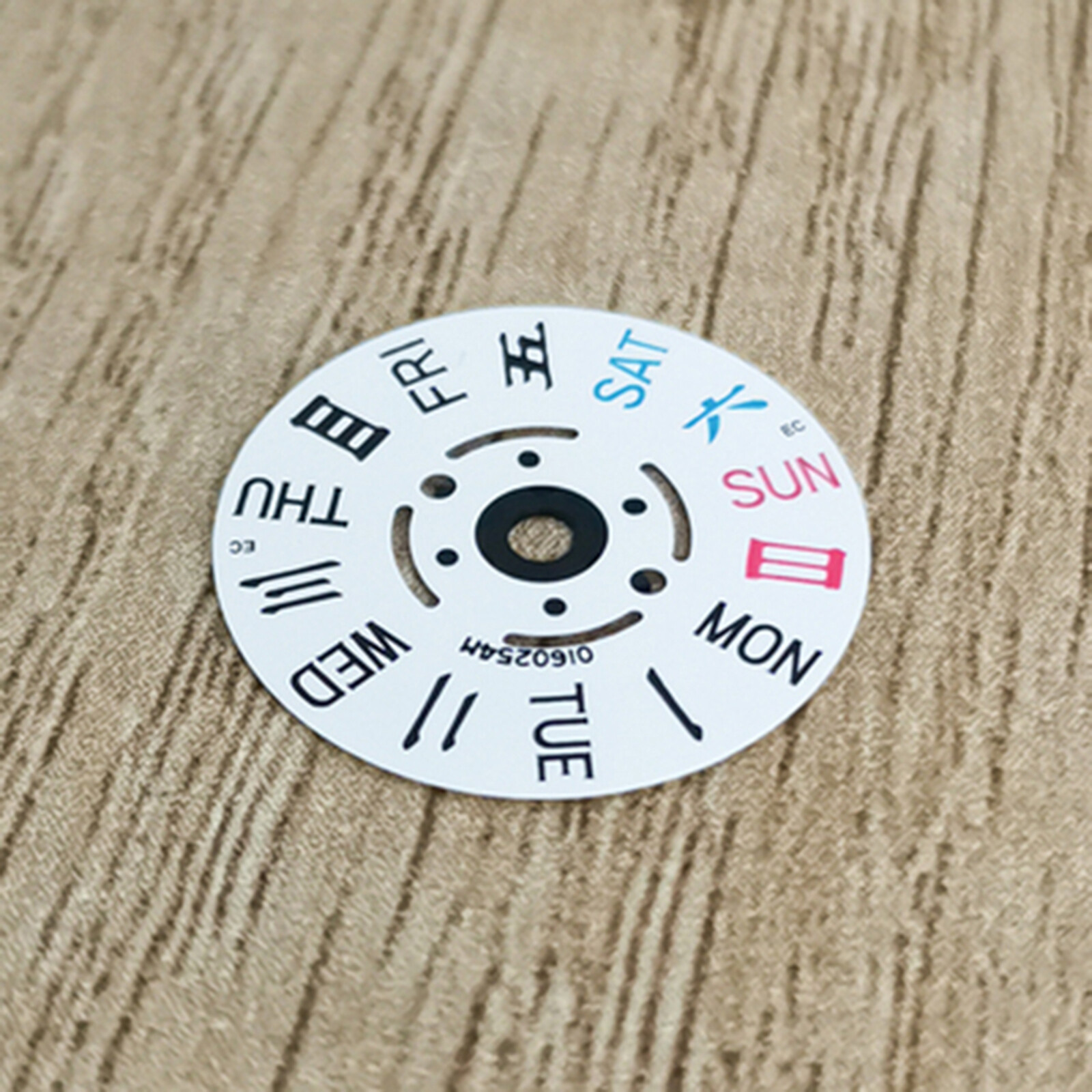 For Japanese NH36 Movement Chinese-English Week Date Wheel Watch Accessories