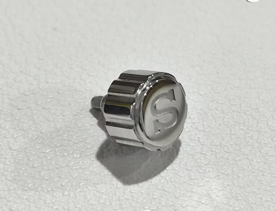 7mm S Logo Crown for NH34 NH35 NH36 4R35 4R36 SKX007 SKX009 Seiko Mod Part
