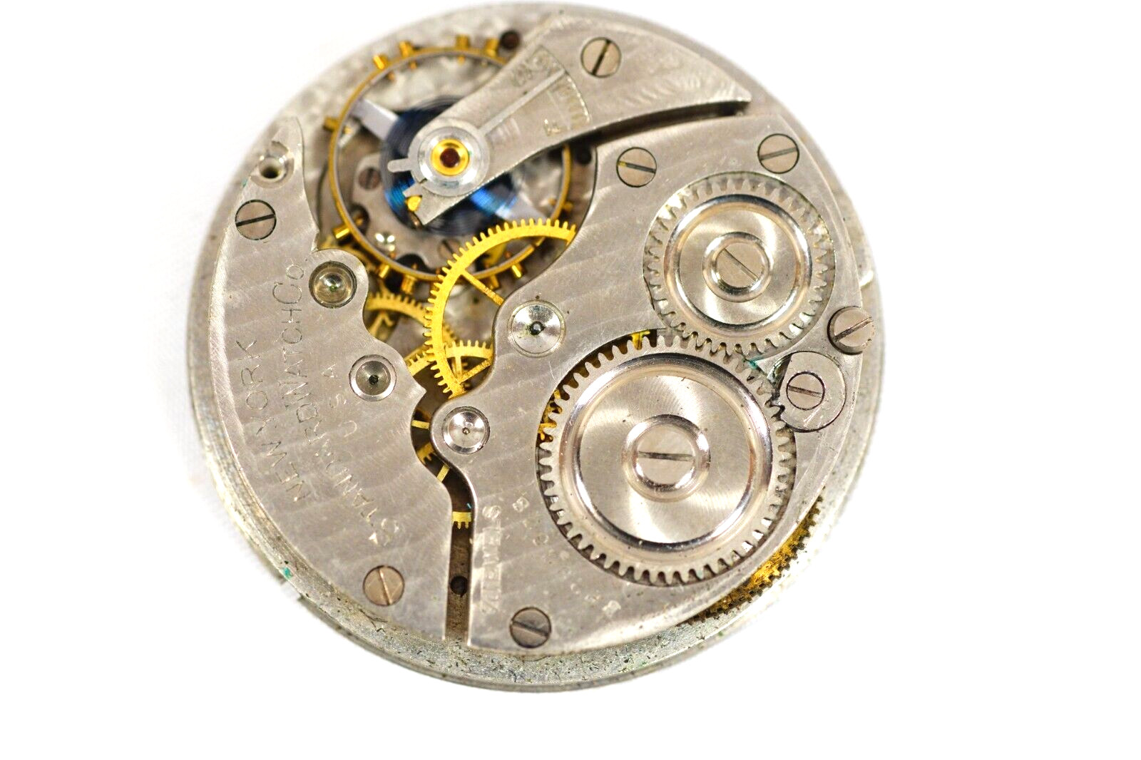 Standard Watch Co Pocket Watch Movement Model BF Grade 171 & Dial