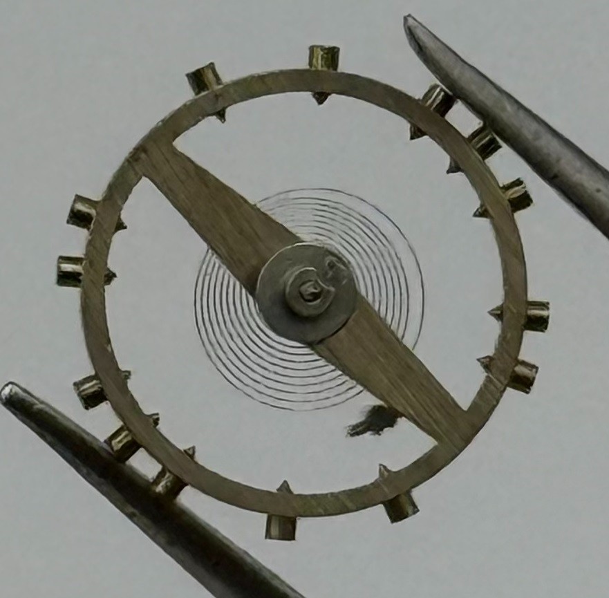 AS 984 Balance Wheel Complete And Spring 10½’’’ 30 M Watch Movement Parts NOS