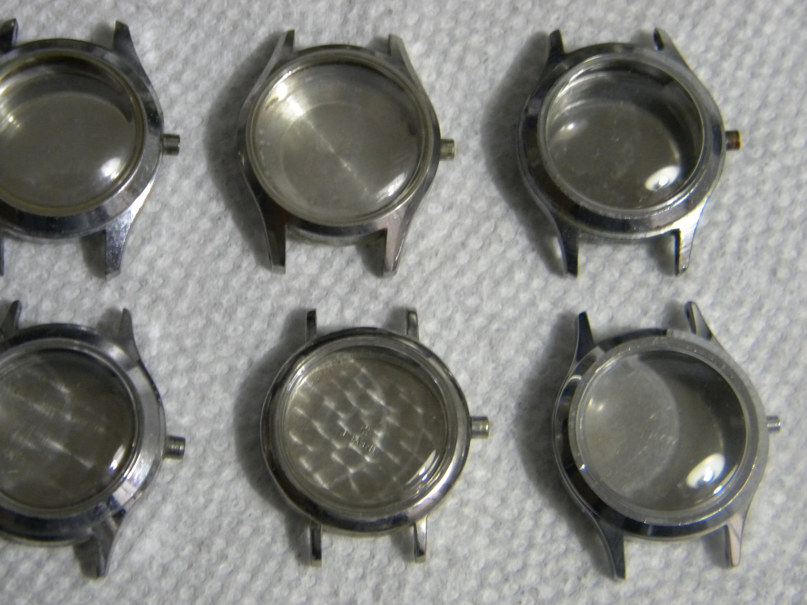 Lot of Ladies Mostly Stainless Steel Wrist Watch Cases Watches and Partial Cases