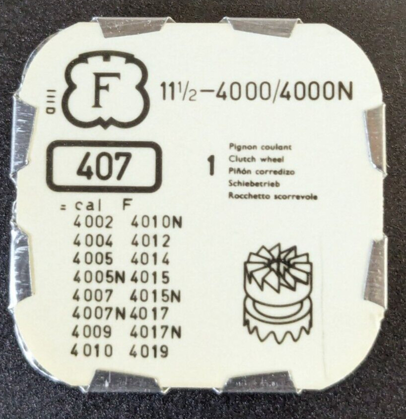 NOS FELSA 11-1/2″ Cal. 4000/4000N 4002 4004 4010 Clutch Wheel Part # 407 31.121
