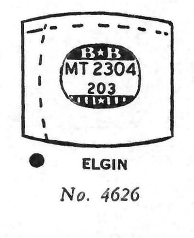 ELGIN : Ascot & 4626 – Tonneau 23.0mm x 20.3mm