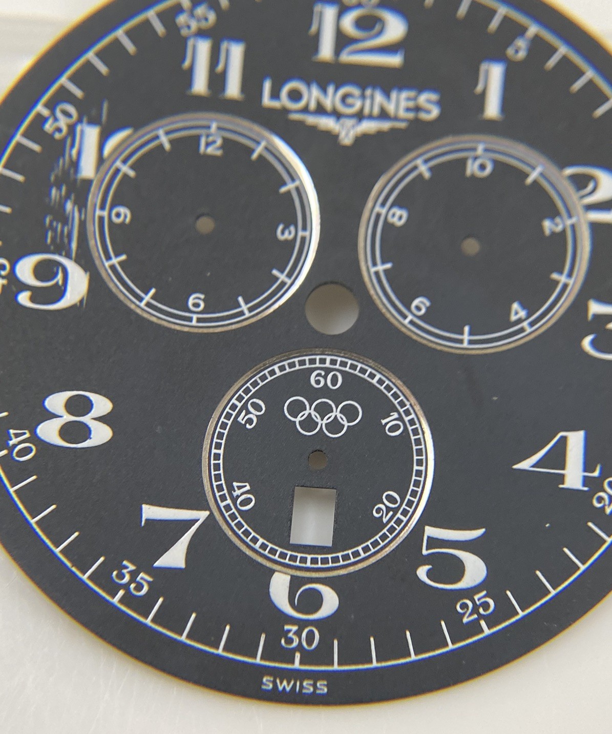 Genuine Longines Olympic Chronograph L2.649.4 ETA 251.262 Black 37mm Dial