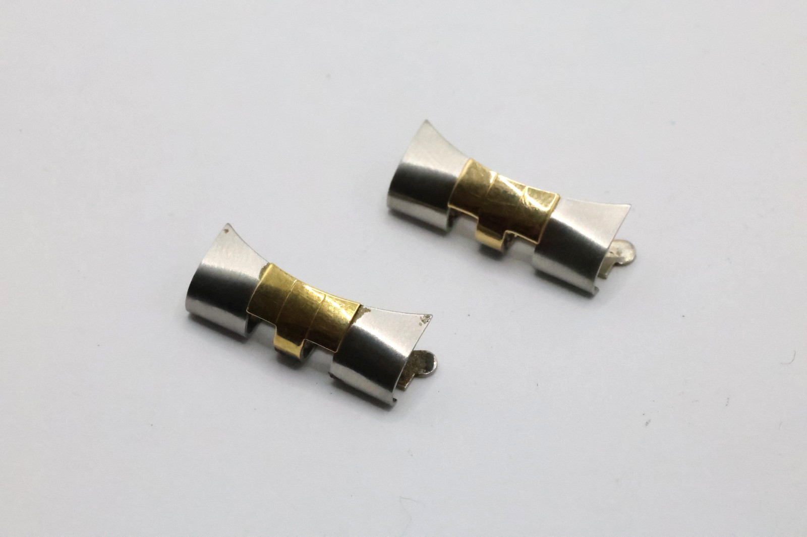 Authentic 455B Rolex End Links 20mm 18k Yellow Gold & Stainless Steel #669