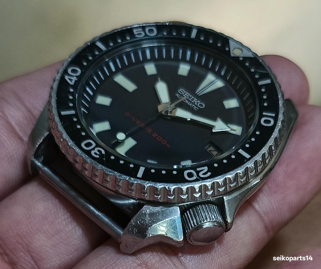 ORIGINAL SEIKO TRANSITION 200m DIVER 3 COUNTRY SIGNED 7002-7039 YEAR 1994 DEC
