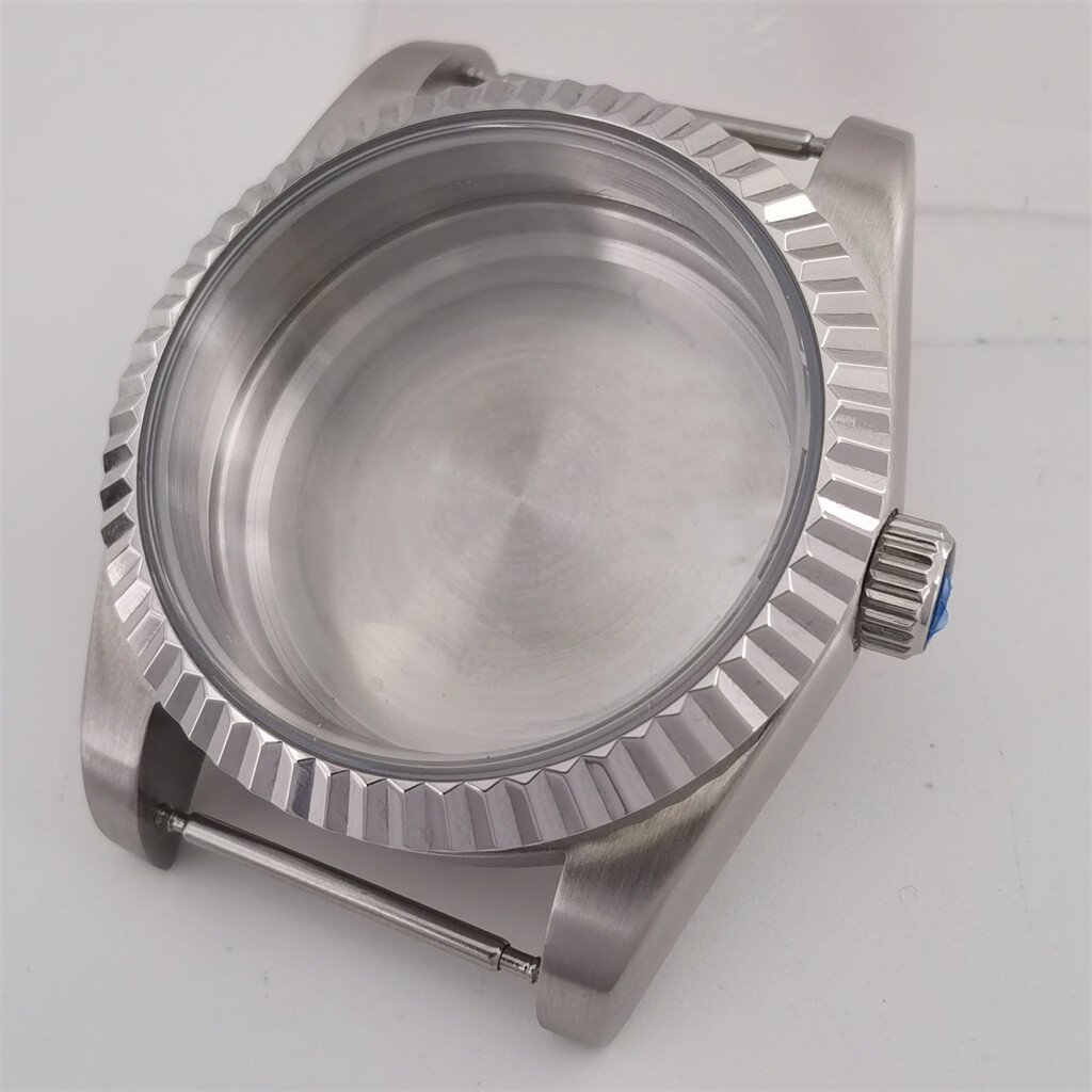 36mm 39mm Frosted watch case fit NH34 NH35 NH36 PT5000 ETA 2824/2836 Miyota 8215