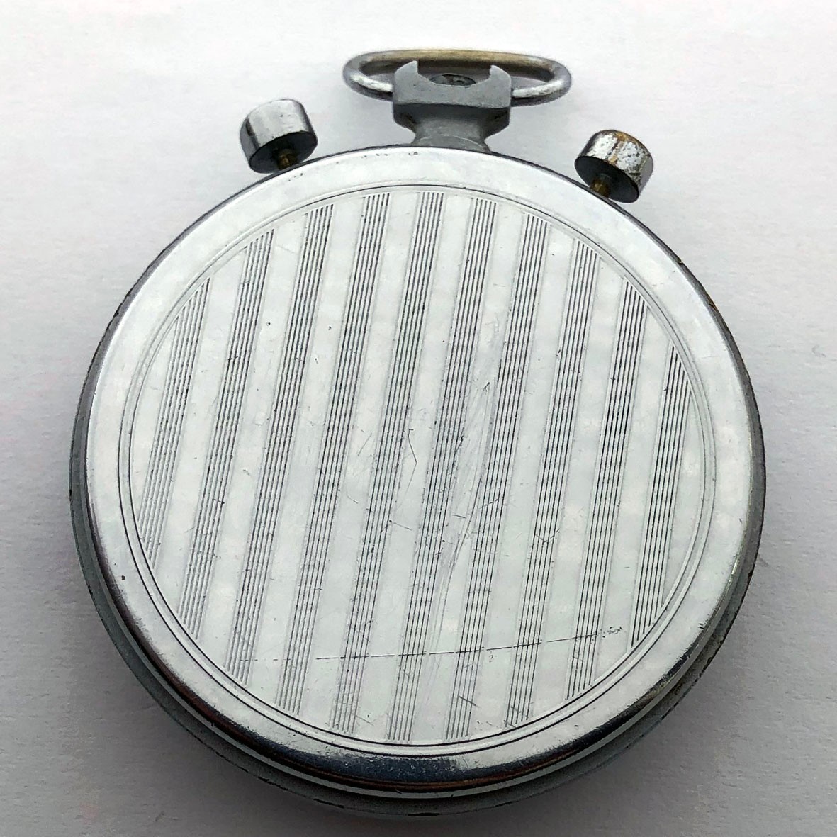 Rare CASE Molnia Poljot Pocket Watch Chronograph Molnija 1 MChZ