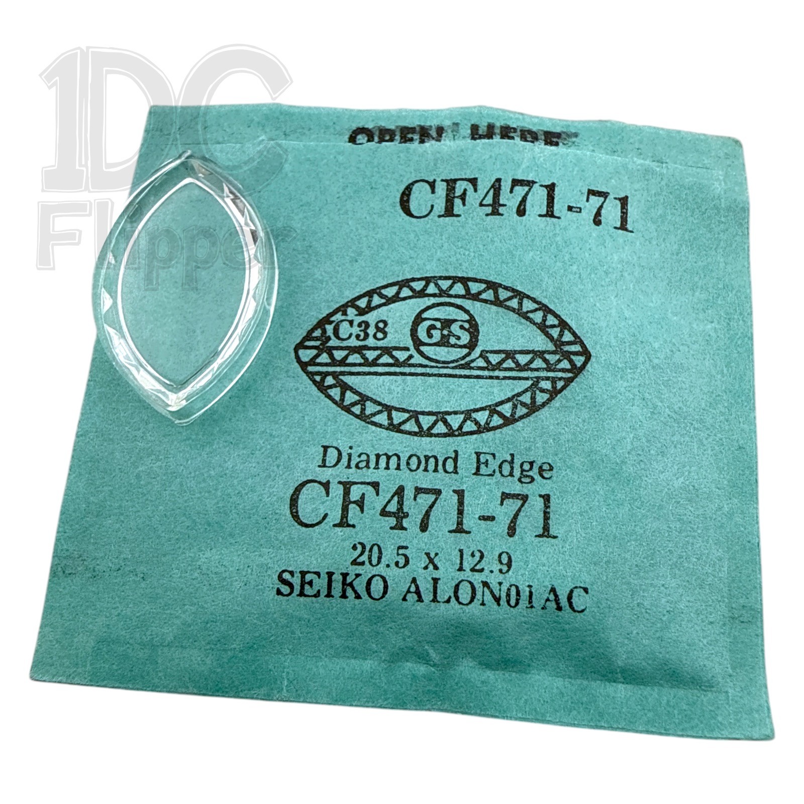Seiko Watch Crystal AL0N01AC G-S CF471-71 NOS 1100-7040 Diamond Ladies Read!
