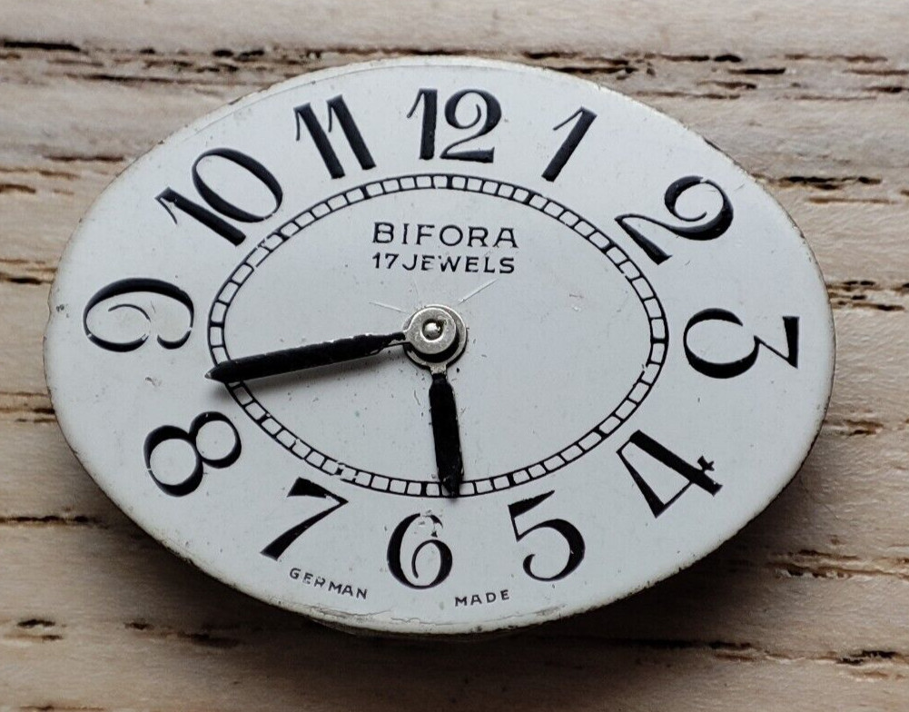 Bifora 17 Jewels Watch movement – 18.4 x 24.1 mm – for parts and spares