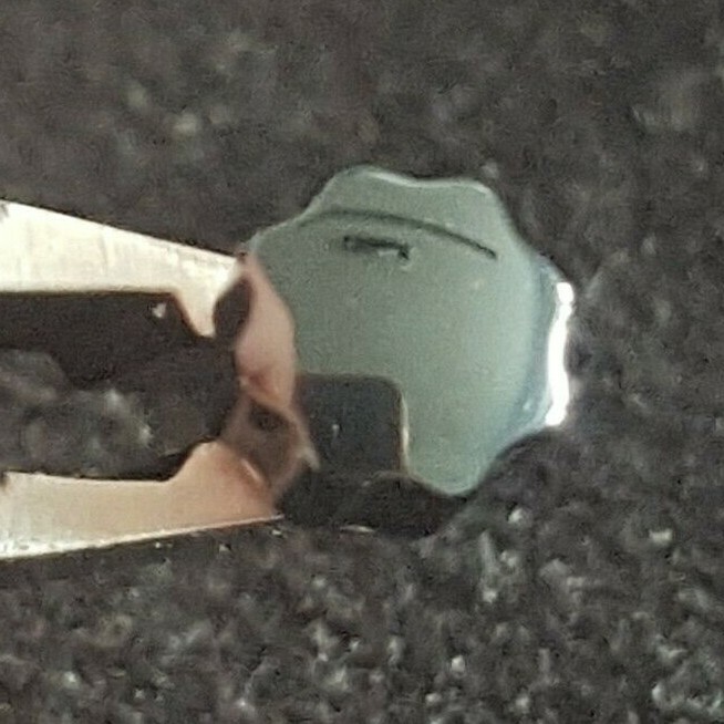RADO Water Resistant Black Ceramic Cap Crown Part Number 48-072
