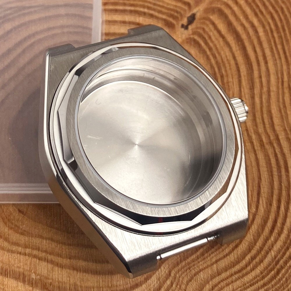 40mm Sapphire Glass 316L Steel Watch Case Fit NH35 NH36 ETA 2824 PT5000 watch